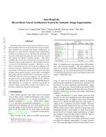 Auto-DeepLab: Hierarchical Neural Architecture Search for Semantic Image Segmentation