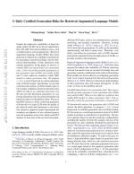 C-RAG: Certified Generation Risks for Retrieval-Augmented Language Models