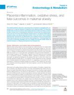 Placental inflammation, oxidative stress, and fetal outcomes in maternal obesity