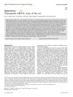 Therapeutic siRNA: state of the art