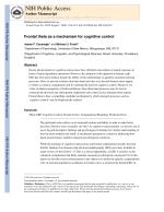 Frontal theta as a mechanism for cognitive control