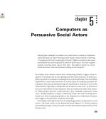 Computers as Persuasive Social Actors