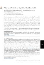 A Survey of Methods for Explaining Black Box Models