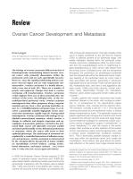 Ovarian Cancer Development and Metastasis