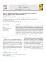 Trade-offs of landscape connectivity between regional and interregional ecological security patterns in a junction area of Beijing-Tianjin-Hebei region
