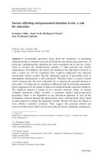 Factors affecting entrepreneurial intention levels: a role for education