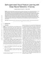 Self-supervised Visual Feature Learning with Deep Neural Networks: A Survey
