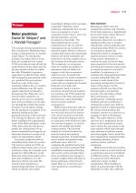 Motor prediction