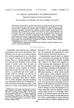 AN IMPLICIT TECHNOLOGY OF GENERALIZATION