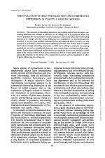 THE EVOLUTION OF SELF-FERTILIZATION AND INBREEDING DEPRESSION IN PLANTS. I. GENETIC MODELS
