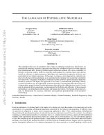 The Language of Hyperelastic Materials