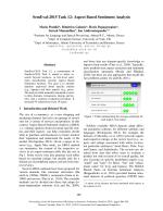 SemEval-2015 Task 12: Aspect Based Sentiment Analysis