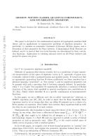 GROMOV–WITTEN CLASSES, QUANTUM COHOMOLOGY, AND ENUMERATIVE GEOMETRY