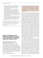 Highly Pathogenic Avian Influenza A(H5N1) Viruses from Multispecies Outbreak, Argentina, August 2023
