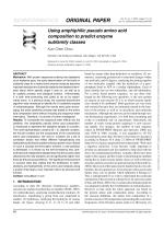Using amphiphilic pseudo amino acid composition to predict enzyme subfamily classes
