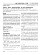 QUAST: quality assessment tool for genome assemblies