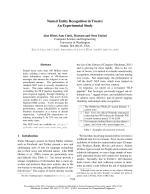 Named Entity Recognition in Tweets: An Experimental Study
