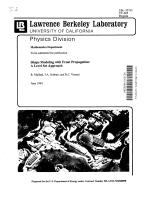 Shape Modeling with Front Propagation: A Level Set Approach