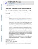 The I-TASSER Suite: protein structure and function prediction