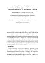 Constructing bibliometric networks: A comparison between full and fractional counting