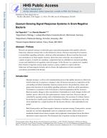 Quorum-Sensing Signal-Response Systems in Gram-Negative Bacteria