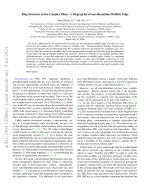 Ring Structure in the Complex Plane: A Fingerprint of non-Hermitian Mobility Edge