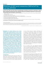 Detection of 2019 novel coronavirus (2019-nCoV) by real-time RT-PCR
