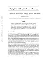 Playing Atari with Deep Reinforcement Learning