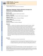 Happiness Unpacked: Positive Emotions Increase Life Satisfaction by Building Resilience