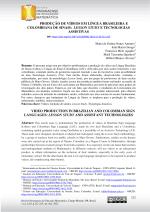 PRODUÇÃO DE VÍDEOS EM LÍNGUA BRASILEIRA E COLOMBIANA DE SINAIS: LESSON STUDY E TECNOLOGIAS ASSISTIVAS