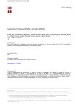 Agriculture, Forestry and Other Land Use (AFOLU)