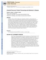 Amyloid Precursor Protein Processing and Alzheimer’s Disease