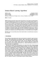 Instance-Based Learning Algorithms