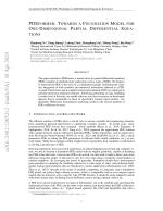 PDEformer: Towards a Foundation Model for One-Dimensional Partial Differential Equations