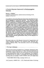 A Practical Bayesian Framework for Backpropagation Networks