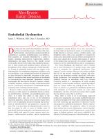 Endothelial Dysfunction