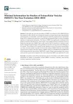 Minimal Information for Studies of Extracellular Vesicles (MISEV): Ten-Year Evolution (2014–2023)