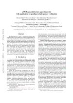 a-DCF: an architecture agnostic metric with application to spoofing-robust speaker verification