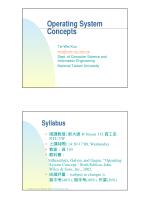 Operating System Concepts