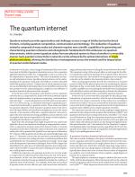 The quantum internet