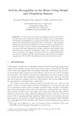Activity Recognition in the Home Using Simple and Ubiquitous Sensors