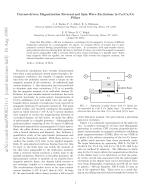 Current-driven Magnetization Reversal and Spin Wave Excitations in Co/Cu/Co Pillars