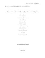 Mindsets Matter: A Meta-Analytic Review of Implicit Theories and Self-Regulation