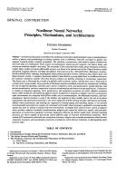 Nonlinear Neural Networks: Principles, Mechanisms, and Architectures