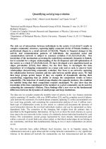 Quantifying social group evolution