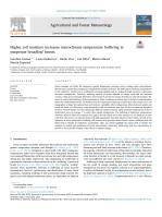 Higher soil moisture increases microclimate temperature buffering in temperate broadleaf forests