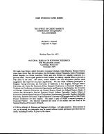 THE EFFECT OF CREDIT MARKET COMPETITION ON LENDING RELATIONSHIPS
