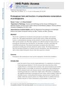 Proteoglycan form and function: A comprehensive nomenclature of proteoglycans