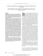 GENOMIC ABERRATIONS AND SURVIVAL IN CHRONIC LYMPHOCYTIC LEUKEMIA
