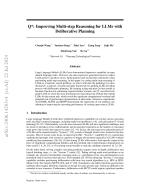 Q*: Improving Multi-step Reasoning for LLMs with Deliberative Planning